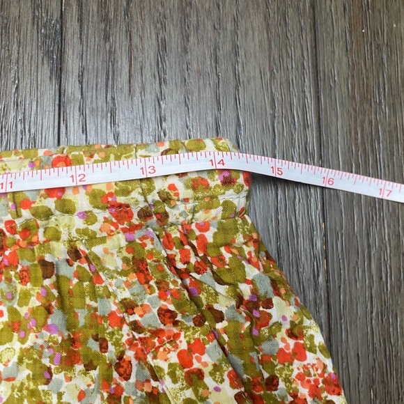 Eddie Bauer vintage miniskirt fall floral cottage core print size XS - Picture 4 of 6